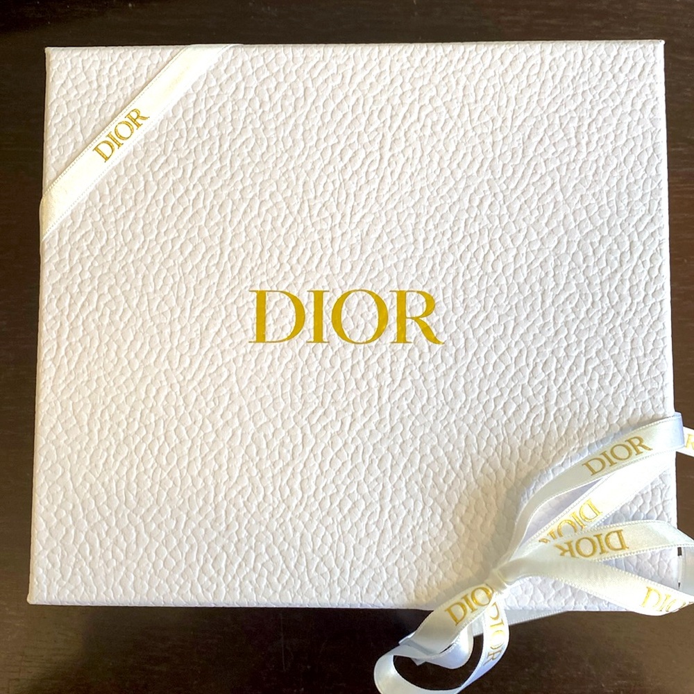 Authentic Dior Gift Box (White/Gold)